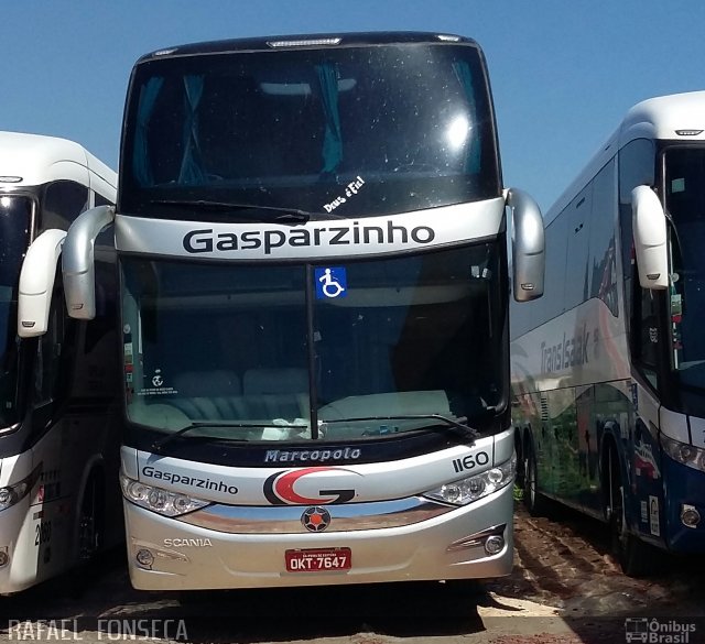 Gasparzinho Turismo 1160 na cidade de Aparecida, São Paulo, Brasil, por RAFAEL  JUNIO FONSECA. ID da foto: 4115346.