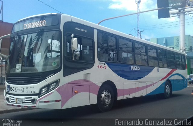 Transportes Coronado 16-3 na cidade de Alto Alegre, Roraima, Brasil, por Fernando Gonzalez Garita. Número da foto: #4116874.