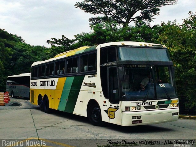 Empresa Gontijo de Transportes 15090 na cidade de São Paulo, São Paulo, Brasil, por Ramiro Novais. Número da foto: #4118617.