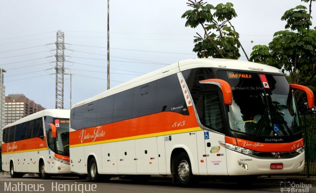 Viação Vale do Tietê 845 na cidade de São Paulo, São Paulo, Brasil, por Matheus Henrique. Número da foto: #4119054.