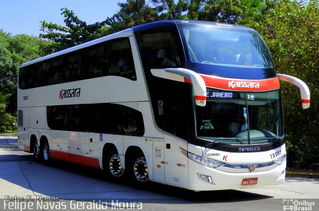 Kaissara - Viação Caiçara 15507 na cidade de São Paulo, São Paulo, Brasil, por Felipe Navas Geraldo Moura . ID da foto: 4118522.