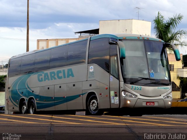 Viação Garcia 7352 na cidade de Londrina, Paraná, Brasil, por Fabricio do Nascimento Zulato. Número da foto: #4119694.