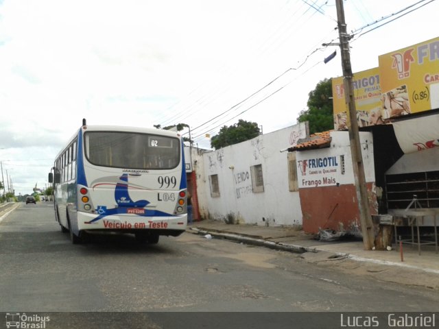 Transcol Transportes Coletivos 999 na cidade de Teresina, Piauí, Brasil, por Lucas Gabriel. ID da foto: 4118484.