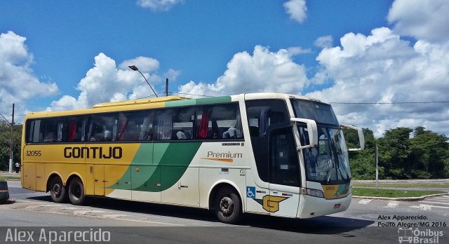 Empresa Gontijo de Transportes 12055 na cidade de Pouso Alegre, Minas Gerais, Brasil, por Alex Aparecido. Número da foto: #4121336.