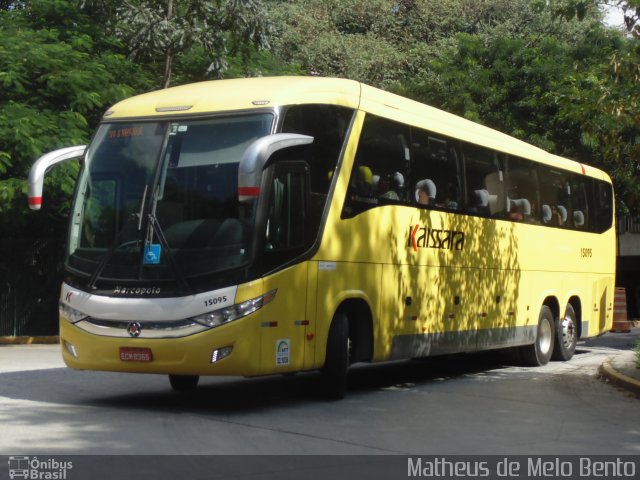 Kaissara - Viação Caiçara 15095 na cidade de São Paulo, São Paulo, Brasil, por Matheus de Melo Bento. ID da foto: 4120731.