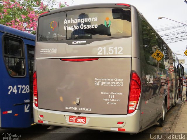 Viação Osasco 21.512 na cidade de Barueri, São Paulo, Brasil, por Caio  Takeda. Número da foto: #4121079.