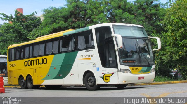 Empresa Gontijo de Transportes 12485 na cidade de São Paulo, São Paulo, Brasil, por Tiago Alves de Souza. ID da foto: 4120527.