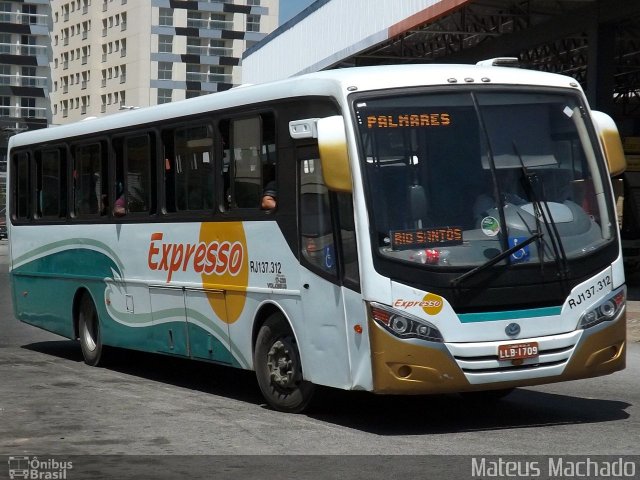 Expresso Mangaratiba RJ 137.312 na cidade de Itaguaí, Rio de Janeiro, Brasil, por Mateus Machado. Número da foto: #4120020.