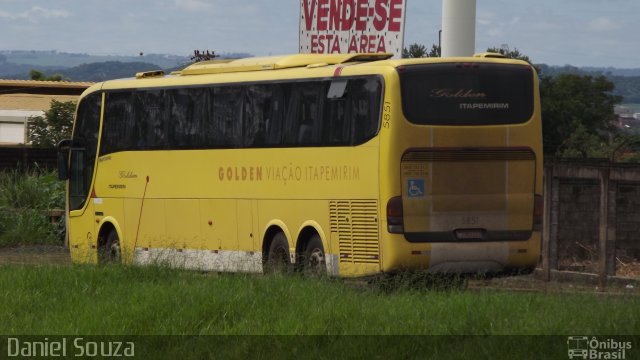 Viação Itapemirim 5851 na cidade de Ribeirão Preto, São Paulo, Brasil, por Daniel Souza. ID da foto: 4119951.