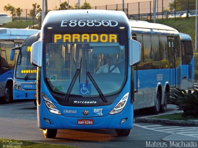 Auto Viação Jabour E86856D na cidade de Rio de Janeiro, Rio de Janeiro, Brasil, por Mateus Machado. Número da foto: #4123460.