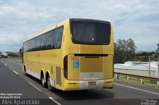 Viação Itapemirim 9517 na cidade de Araras, São Paulo, Brasil, por Alex Aparecido. Número da foto: #4122204.