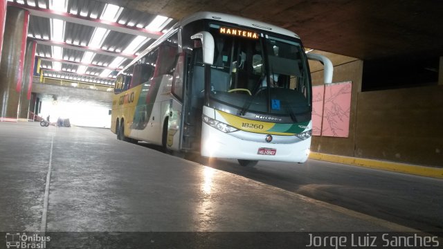 Empresa Gontijo de Transportes 18260 na cidade de Cuiabá, Mato Grosso, Brasil, por Jorge Luiz Sanches. Número da foto: #4121750.