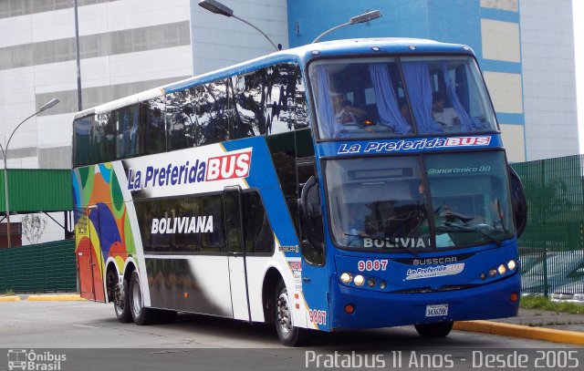 La Preferida Bus 9887 na cidade de São Paulo, São Paulo, Brasil, por Cristiano Soares da Silva. Número da foto: #4122329.