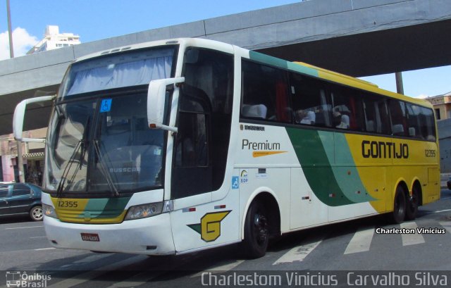 Empresa Gontijo de Transportes 12355 na cidade de Belo Horizonte, Minas Gerais, Brasil, por Charlestom Vinicius Carvalho Silva. ID da foto: 4121811.