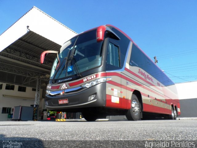 Santa Maria Fretamento e Turismo > Transportes Santa Maria(SP) 850 na cidade de São Bernardo do Campo, São Paulo, Brasil, por Agnaldo Penides. Número da foto: #4122005.