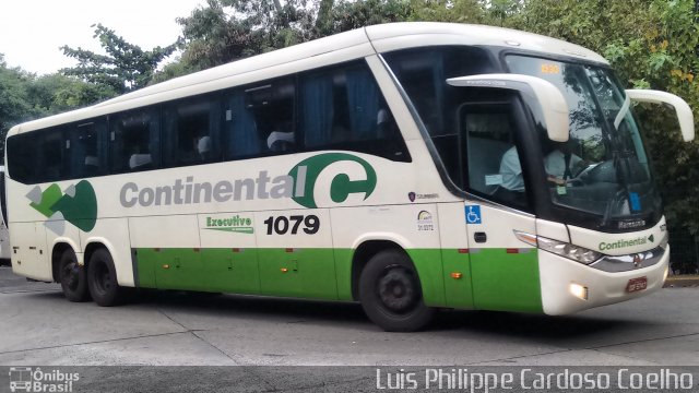 Viação Continental de Transportes 1079 na cidade de São Paulo, São Paulo, Brasil, por Luis Philippe Cardoso Coelho. Número da foto: #4122176.