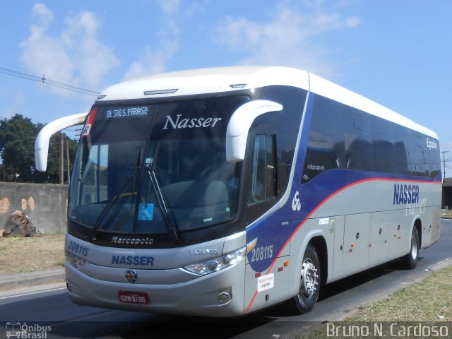 Viação Nasser 208115 na cidade de Campinas, São Paulo, Brasil, por Bruno Nascimento. Número da foto: #4121954.