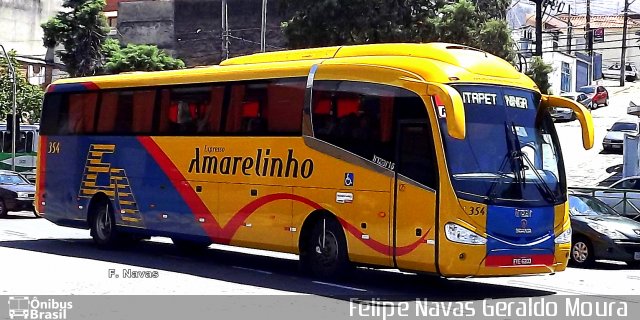 Expresso Amarelinho 354 na cidade de São Paulo, São Paulo, Brasil, por Felipe Navas Geraldo Moura . Número da foto: #4122348.