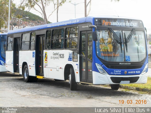 Capital do Agreste Transporte Urbano 1626 na cidade de Caruaru, Pernambuco, Brasil, por Lucas Silva. Número da foto: #4124922.