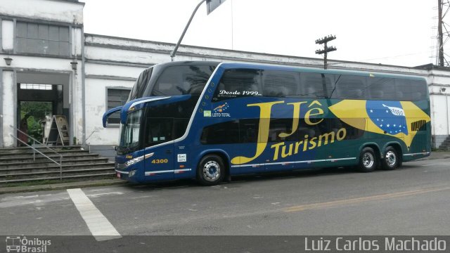 JJê Turismo 4300 na cidade de Guaratuba, Paraná, Brasil, por Luiz Carlos Machado. ID da foto: 4125431.