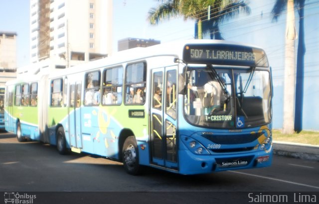 Unimar Transportes 24089 na cidade de Vila Velha, Espírito Santo, Brasil, por Saimom  Lima. ID da foto: 4125093.