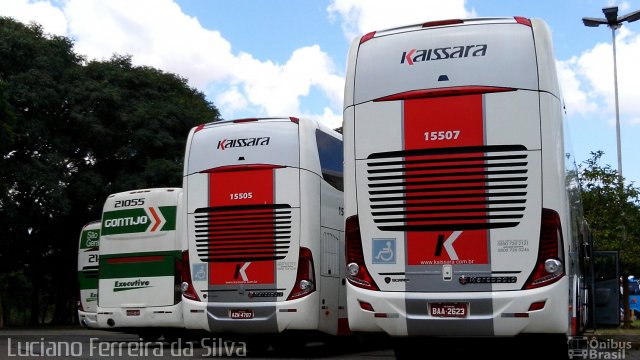 Kaissara - Viação Caiçara 15507 na cidade de São Paulo, São Paulo, Brasil, por Luciano Ferreira da Silva. Número da foto: #4125480.