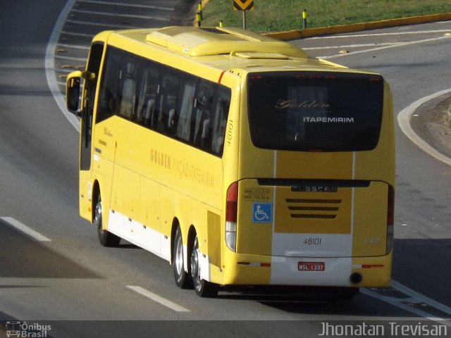 Viação Itapemirim 48101 na cidade de Lavrinhas, São Paulo, Brasil, por Jhonatan Diego da Silva Trevisan. Número da foto: #4126705.