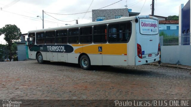 Transcol - Transportes Coletivos Ltda. 310 na cidade de Recife, Pernambuco, Brasil, por Paulo Lucas. Número da foto: #4127012.