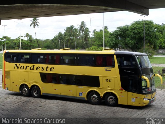 Viação Nordeste 3757 na cidade de João Pessoa, Paraíba, Brasil, por Marcelo Soares Cardoso. ID da foto: 4126478.