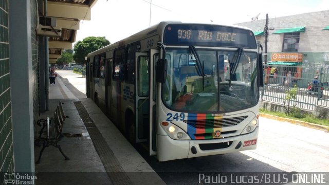 Transcol - Transportes Coletivos Ltda. 249 na cidade de Recife, Pernambuco, Brasil, por Paulo Lucas. Número da foto: #4126996.