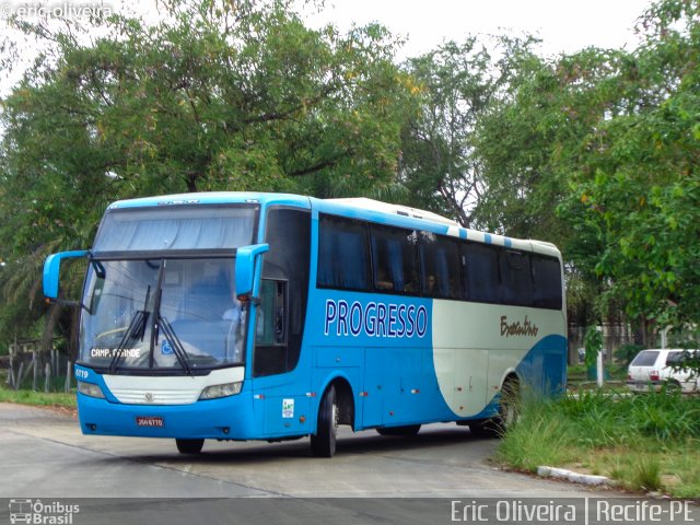 Auto Viação Progresso 6119 na cidade de Recife, Pernambuco, Brasil, por Eric Oliveira. ID da foto: 4125910.