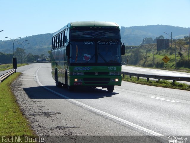 GolBus Turismo 1310 na cidade de Oliveira, Minas Gerais, Brasil, por Raphael José da Silva. Número da foto: #4126354.