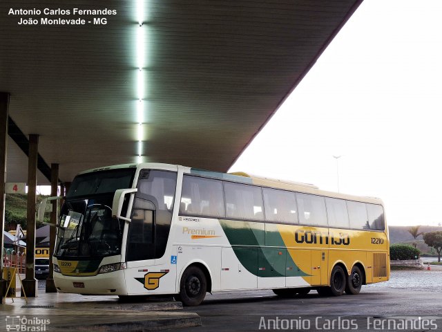 Empresa Gontijo de Transportes 12210 na cidade de João Monlevade, Minas Gerais, Brasil, por Antonio Carlos Fernandes. ID da foto: 4126827.