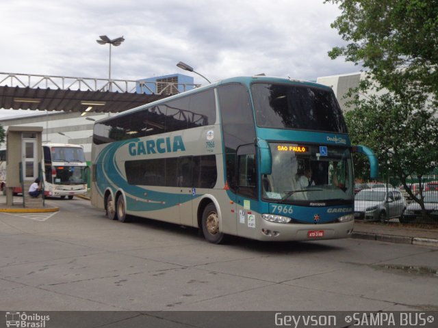 Viação Garcia 7966 na cidade de São Paulo, São Paulo, Brasil, por José Geyvson da Silva. ID da foto: 4128629.