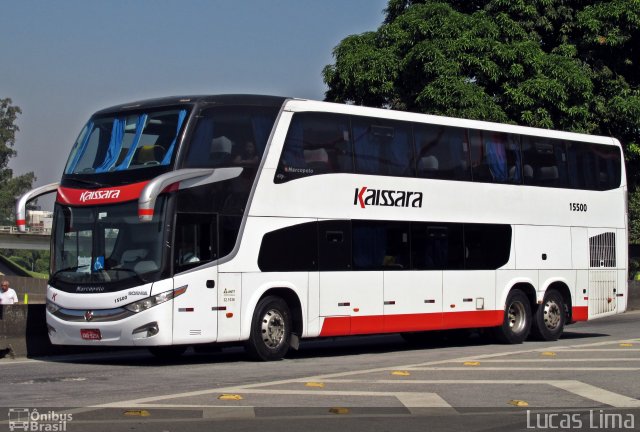Kaissara - Viação Caiçara 15500 na cidade de Resende, Rio de Janeiro, Brasil, por Lucas Lima. Número da foto: #4129203.