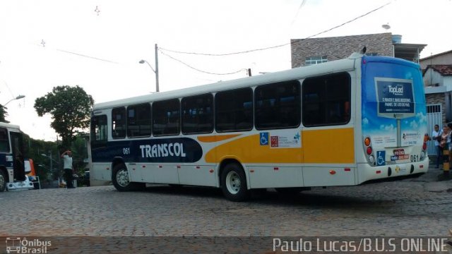 Transcol - Transportes Coletivos Ltda. 061 na cidade de Recife, Pernambuco, Brasil, por Paulo Lucas. Número da foto: #4129164.