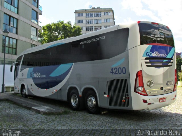 GGuida - Graça e Guida Transportes e Turismo 4200 na cidade de Petrópolis, Rio de Janeiro, Brasil, por Zé Ricardo Reis. Número da foto: #4128848.