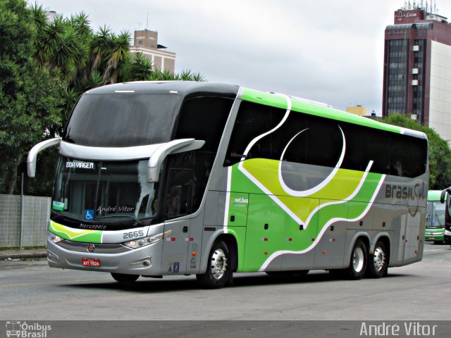 Brasil Sul Linhas Rodoviárias 2665 na cidade de Curitiba, Paraná, Brasil, por André Vitor  Silva dos Santos. ID da foto: 4129615.