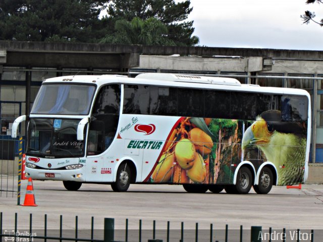 Eucatur - Empresa União Cascavel de Transportes e Turismo 4302 na cidade de Curitiba, Paraná, Brasil, por André Vitor  Silva dos Santos. ID da foto: 4129641.