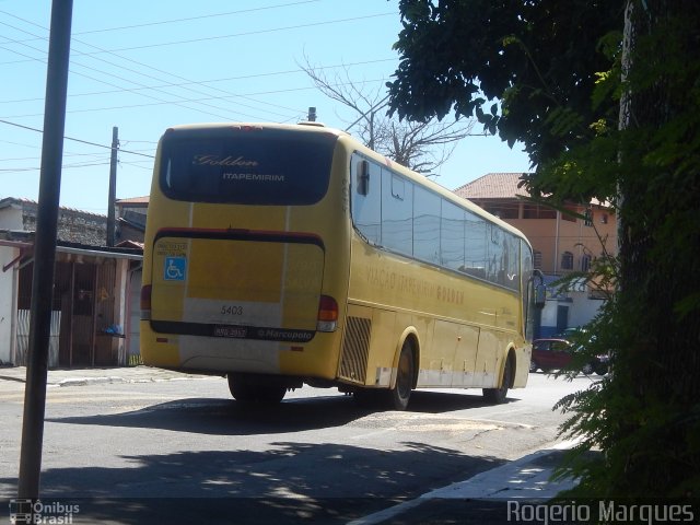 Viação Itapemirim 5403 na cidade de Taubaté, São Paulo, Brasil, por Rogerio Marques. Número da foto: #4131656.