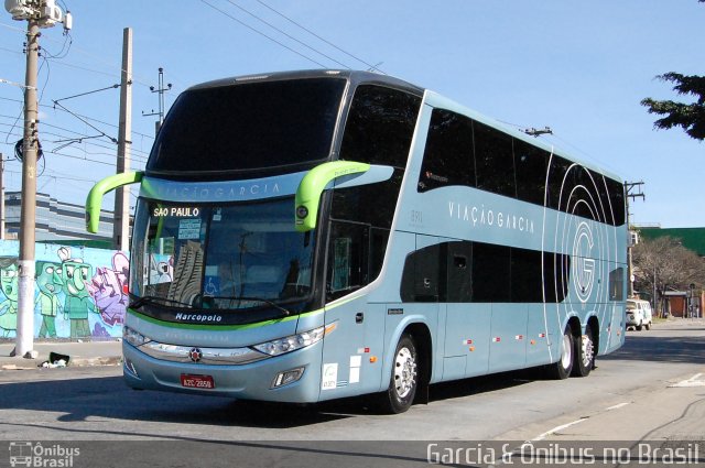 Viação Garcia 8911 na cidade de São Paulo, São Paulo, Brasil, por EDUARDO - SOROCABUS. ID da foto: 4130878.