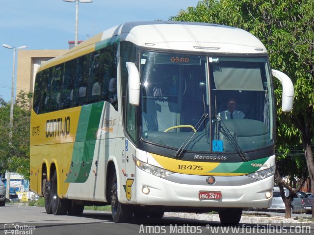 Empresa Gontijo de Transportes 18475 na cidade de Fortaleza, Ceará, Brasil, por Amós  Mattos. Número da foto: #4130355.