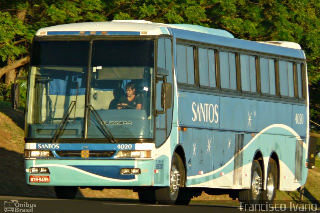 Santos Viagens e Turismo 4020 na cidade de Regente Feijó, São Paulo, Brasil, por Francisco Ivano. ID da foto: 4130273.