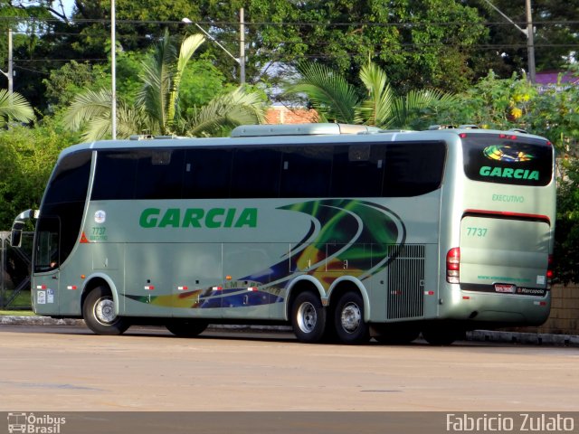 Viação Garcia 7737 na cidade de Maringá, Paraná, Brasil, por Fabricio do Nascimento Zulato. ID da foto: 4130426.