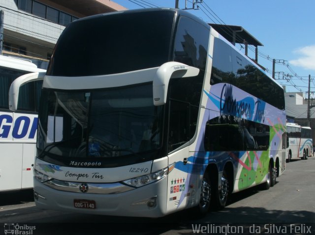 ComperTur Transportes Turísticos 12240 na cidade de Vila Velha, Espírito Santo, Brasil, por Wellington  da Silva Felix. Número da foto: #4131274.