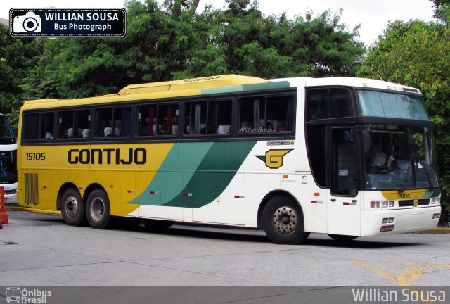 Empresa Gontijo de Transportes 15105 na cidade de São Paulo, São Paulo, Brasil, por Willian Sousa. ID da foto: 4130877.