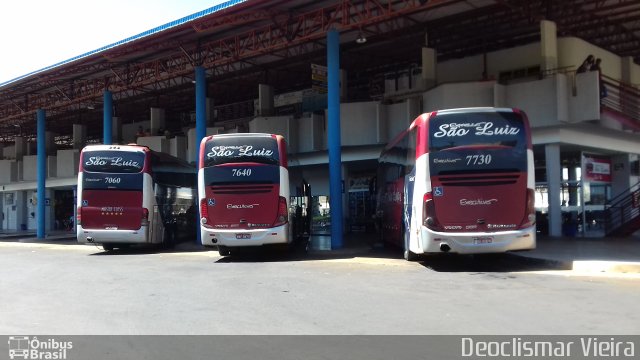 Expresso São Luiz 7730 na cidade de Rio Verde, Goiás, Brasil, por Deoclismar Vieira. Número da foto: #4130697.