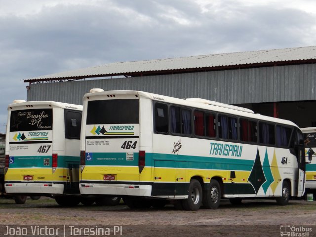 Viação Transpiauí 464 na cidade de Teresina, Piauí, Brasil, por João Victor. Número da foto: #4130022.