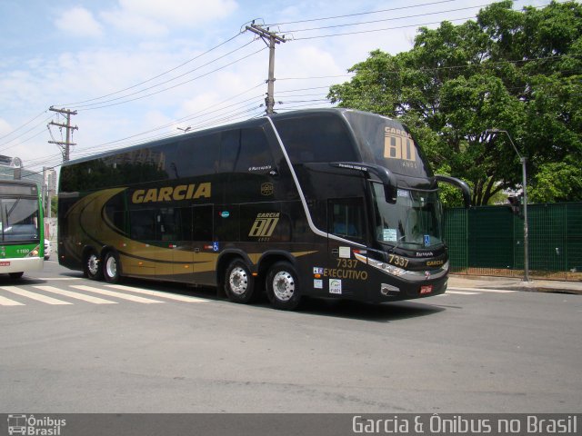 Viação Garcia 7337 na cidade de São Paulo, São Paulo, Brasil, por EDUARDO - SOROCABUS. Número da foto: #4130859.