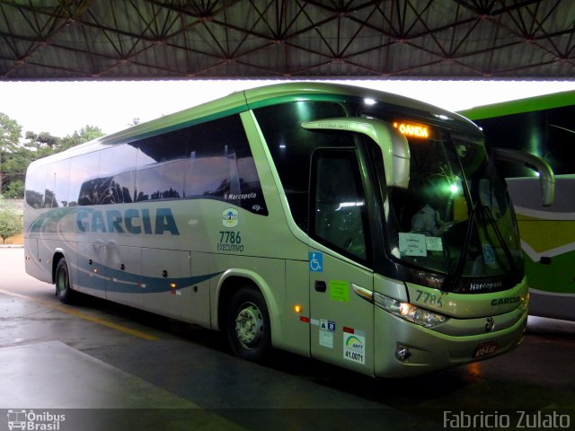 Viação Garcia 7786 na cidade de Maringá, Paraná, Brasil, por Fabricio do Nascimento Zulato. ID da foto: 4133553.